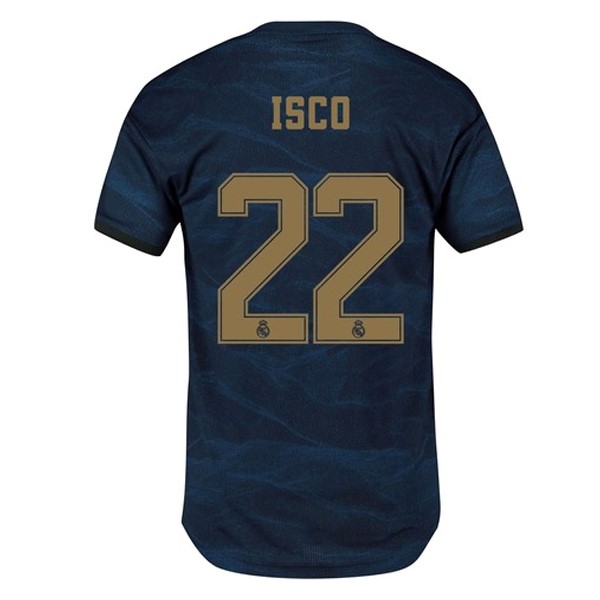 Camiseta Real Madrid NO.22 Isco 2ª Kit 2019 2020 Azul